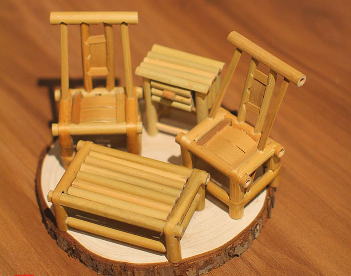 miniatur craft bambu