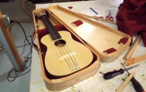 pembuatan gitar dengan pabrik lem kayu untuk gitar crossbond
