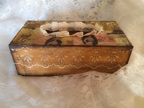 Tutorial Membuat Kotak Tissue Kayu dengan Warna Patina